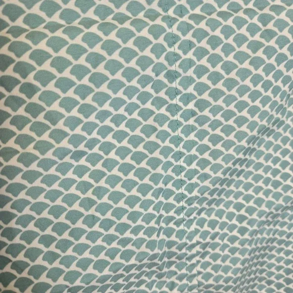 L. L. Bean Western Snap Front Long Sleeve Shirt, Coastal Cowgirl, Blue/White, L - Picture 16 of 16